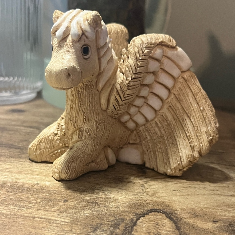 Vintage Pegasus figurine from Uruguay